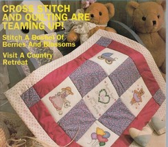 Country Stitch Mar/Apr 1991 Cross Stitch Quilts A Bounty of Springtime S... - $14.84