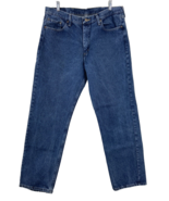 Wrangler Men&#39;s Jeans Red Tag Logo Size 36x32 Distressed Actual 34x30.5 - $39.08 CAD