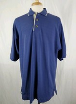 Cutter &amp; Buck Men&#39;s Classic Polo Shirt Large Three Button Short Sleeve G... - £9.43 GBP