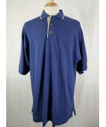 Cutter &amp; Buck Men&#39;s Classic Polo Shirt Large Three Button Short Sleeve G... - £9.57 GBP