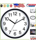 Sturdy and Stylish 13-Inch Silent Clock - Ideal for Schools, Offices, an... - $37.61