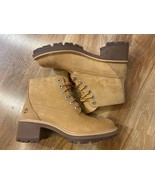 TIMBERLAND WOMEN&#39;S KORI PARK 6&#39;&#39; INCH LACE UP NUBUCK BOOT WHEAT NUBUCK A... - $154.99