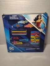 Wonder Woman Girls Hair Accessories Set 20 Piece DC Comics Headbands Cli... - $14.82