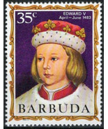 ZAYIX Barbuda 59 MNH Edward V English Monarchs Royalty 062723S67M - £1.12 GBP