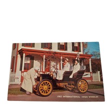 Postcard 1905 International High Wheeler Antique Car Chrome Unposted - £5.52 GBP
