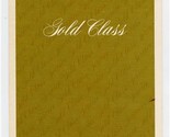Continental Airlines Gold Class Service Menu Coded F1-45 - $31.68