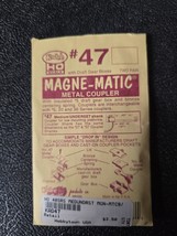 Kadee No. 47 Magne-Matic Couplers with Draft Gear Boxes 2-Pair HO Scale - $14.95