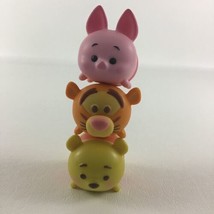 Disney Winne The Pooh Tsum Tsums 2" PVC Stackable Figures Piglet Tigger Pooh - $14.80