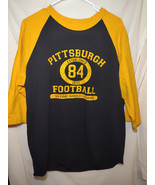 Pittsburgh Steelers NFL Football Black Yellow Antonio Brown 84 Shirt Men... - $14.84