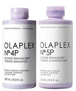 Olaplex No. 4P Blonde Enhancer Toning Shampoo &amp; No. 5P Conditioner 8.5 o... - $74.18 CAD