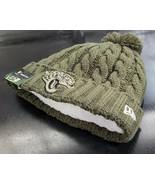 New Era Women&#39;s Jacksonville Jaguars Salute to Service Military Green Be... - $17.35 CAD