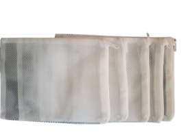 Filter Media Mesh Bag With Zipper 12&#39;&#39; x 16&#39;&#39; (30 x 40cm) Size, 5/64th, ... - £17.08 GBP