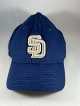 Navy Blue San Diego Padres Cotton New Era Adjustable Baseball Hat Cap - £15.13 GBP