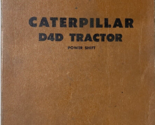 Parti Libro Caterpillar D4D Trattore Potenza Albero Seriale Numeri 83J1-... - £11.17 GBP