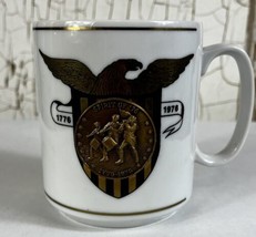 VTG Whirlpool &quot;Spirit of 76&quot; Bicentennial Coffee Mug with Coin Logo Anni... - £12.12 GBP