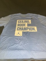 UNC Tar Heels Ceiling Roof Champion Jordan T-Shirt, Mens XXL - £77.32 GBP