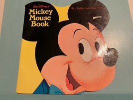 Walt Disney&#39;s Mickey Mouse Book, A Golden Super Shape Book (1965, Paperb... - $4.99