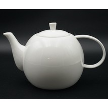 Rhubarb White Teapot Fine Bone China Simple Elegant Designed in Australia - $39.60