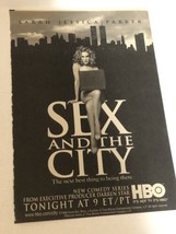 Sex &amp; The City Tv Guide Vintage Print Ad Sarah Jessica Parker Kim Cattrall Tpa7 - £4.57 GBP