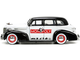 1939 Chevrolet Master Deluxe Black White Monopoly Mr. Monopoly Diecast Figure Ho - £37.86 GBP