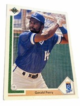 Gerald Perry - 1991 Upper Deck #219 - Kansas City Royals Baseball Card - £1.43 GBP