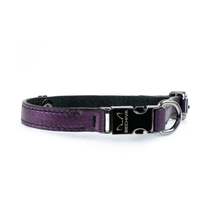 Leather Dog Collar Tino Purple - £37.56 GBP