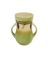 Ceramic Planter, Gourd Shape, Double Handles, Hand Painted Southwestern ... - $26.55 CAD