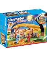 PLAYMOBIL Christmas 9494 Nativity Scene with Light and Folding Legs, Fro... - £188.25 GBP
