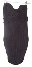 Body Central Strapless Black Stretch Dress w/Belt Loops Size Large - £17.97 GBP