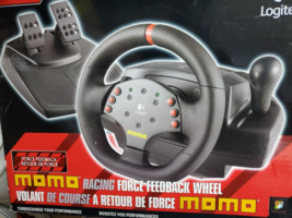 Rare! Logitech MOMO Racing Force Feedback Wheel- factory sealed box! Bra... - £149.47 GBP