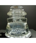 Vintage Hemingray #45 Made in USA 7-48 Clear Glass Insulator _ read desc... - £4.61 GBP