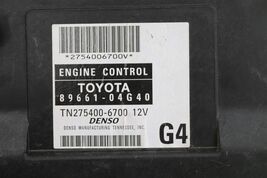 Toyota Engine Control Module Computer Unit ECM ECU 89661-04G40, TN275400-6700 image 2