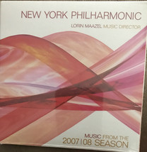 NEW YORK PHILHARMONIC - 2007- 08 SEASON- BRAND NEW CD- RARE - £11.68 GBP