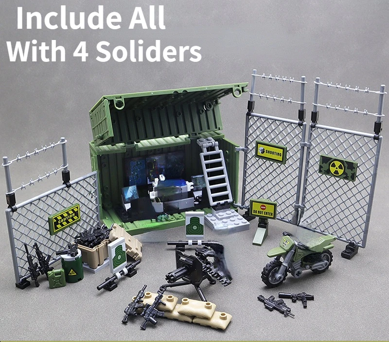 Primary image for Thunder Combat Command Center Building Blocks Military Blocks Toys #01
