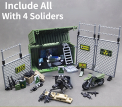 Thunder Combat Command Center Building Blocks Military Blocks Toys #01 - £27.37 GBP