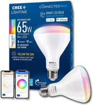 Cree Lighting Connected Max Smart Led Bulb Br30 Indoor Flood Tunable White, 1Pk. - £14.41 GBP