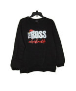 The Boss Christmass Sweatshirt Medium Men New - $16.93