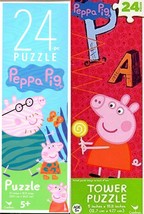 Peppa Pig - 24 Piece Tower Jigsaw Puzzle (Set of 2) - £12.63 GBP