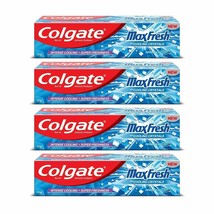 Colgate Max Fresh Anti-Cavity Toothpaste, Peppermint Ice, 150gm (Pack of 4) - £36.90 GBP