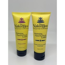 The Naked Bee Lavender/Jasmine Hand and Body Lotion 2.25oz Set of 2 Tubes USA - £16.84 GBP