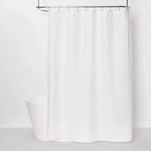 Waffle Inset Shower Curtain &quot;White&quot; Threshold ~ NEW!!! - €16,44 EUR