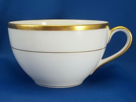Noritake The Chaumont Tea Cup White Porcelain with Gold circa 1921 Antique M - £9.61 GBP