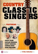 Country Classic Singers: Marty Robbins, George Jones, Hank Williams, Patsy Cline - £16.37 GBP