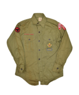 Vintage Boy Scouts of America Shirt Size 13 S Sanforized Cotton Pennsylv... - £17.89 GBP