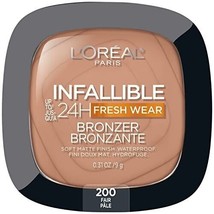 L&#39;Oreal Paris Infallible Bronzer up to 24H Fresh Wear Soft Matte Fair 0.31 Oz - £10.00 GBP