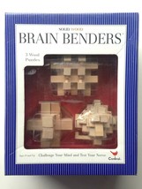 Cardinal Puzzle Brain Benders 3D Solid Wood New Ages 8+ - £7.95 GBP