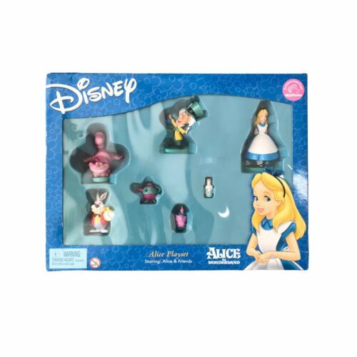 Disney Alice In Wonderland & Friends Playset By Applause Vintage Early 2000 HD3 - £36.94 GBP