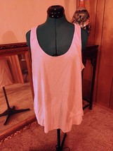 Alternative Women&#39;s light pink  Scoop-Neck Sleeveless Jersey Tank Top Si... - $12.38