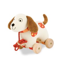 Boy Puppy Pull Toy 8&quot; by Rich Frog Educational Development Toy Plush Dog New   - £9.24 GBP
