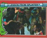 N) 1991 Topps - Teenage Mutant Ninja Turtles 2 - Movie Trading Card - #33 - $1.97